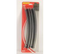 MEHANO F210 Set 4 Rails Courbe 30° Rail R457, 2mm Rail Code 100 H0 1:87