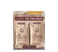 Mehmet Efendi Lot de 12 boîtes de café turc 6 g 72 g