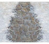 MEHOFOND Tapis de sol en caoutchouc rustique pour photographie en pierre, chemin de neige, 1,5 x 1,2 m, tapis de sol rétro en caoutchouc pour séance photo, accessoires de studio photo
