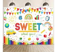 MEHOFOND Toile de fond « It's Going to Be A Sweet School Year »