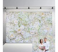 Mehofoto fleur toile de fond blanc Rose douche nuptiale nouveau-né bébé Photo booth décors vinyle Saint-Valentin bébé douche mariage photographie fond, 3x2.2m