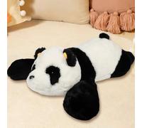 MeHoo 3.3LB Jouet en Peluche Lestée,Jouet en Peluche Anti Anxiété 60 cm Oreiller de Câlin Poupée en Forme d'oreiller(Panda)