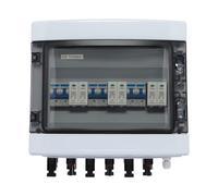 MEHOOSPVN Boîte de jonction solaire pour panneaux solaires, disjoncteur solaire, protection contre les surtensions, boîte de jonction 63 DC, 2P, 25 A, 1000 V, PV, boîte de combinaison, IP65, étanche