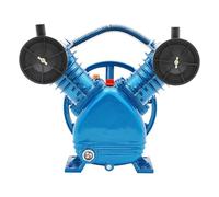 MEHOOSPVN Compresseur 2200 W - Capacité d'échappement : 250 l/min - 2 cylindres - Tête de pompe 3HP - 2 pistons en V - Deux cylindres - Tête de pompe 1050 tr/min - 8 bar - 115 PSI