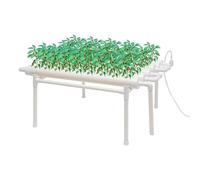 MEHOOSPVN Hydroponics Kit de culture hydroponique avec 54 emplacements pour plantes, herbes, fruits et légumes, tuyaux en PVC de qualité alimentaire pour empêcher la croissance des algues
