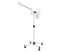 MEHOOSPVN Machine à vapeur verticale pour le visage, 800 W, machine à vapeur chaude et froide, machine hydratante pour le visage, blanc