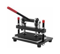 MEHOOSPVN Machine de découpe manuelle pour cuir 26 x 16 cm, machine de gaufrage 2T Machine de poinçonnage pour cuir résistante Convient pour mousse PVC/EVA, matériaux non adhésifs