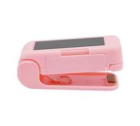 MEHOOSPVN Machine manuelle à sceller les sachets, Machine à sceller les films, Scelleuse manuelle Bag Sealer Machine à sceller à long cordon de soudure Mini pour chips Petits sachets Snack, Rose