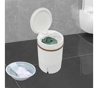 MEHOOSPVN Mini machine à laver, portable, pour camping, jusqu'à 3 kg, avec égouttoir, pour machine à laver de voyage, caravane, camping-car, faible consommation d'eau et d'énergie Blanc