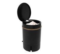 MEHOOSPVN Mini machine à laver portable, pour le camping, jusqu'à 4,5 kg, avec égouttoir pour machine à laver de voyage, caravane, camping-car, faible consommation d'eau et d'énergie, noire