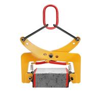 MEHOOSPVN Pince à bordure - Pince à pierre - Jusqu'à 325 kg - 6-24 cm - Pince de dérivation verticale - Avec anneaux d'extrémité pour soulever et transporter du bois, du bois scié et de la pierre