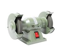MEHOOSPVN Polisseuse 250 W avec 2 disques de polissage de 125 mm de diamètre, 2800 tr/min, double meuleuse, polisseuse de table, polisseuse de bijoux, petite machine à découper et à polir de bureau