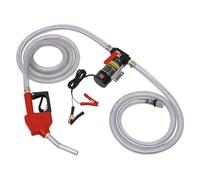 MEHOOSPVN Pompe à diesel 12 V 175 W Pompe d'aspiration d'huile électrique Pompe de vidange d'huile Pompe à carburant Prend en charge la rotation avant et arrière 50 l/min avec pistolet de distribution