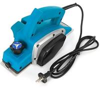 MEHOOSPVN Rabot électrique, 800 W, coupe précise, épaisseur de 1 mm, largeur de rabot 82 mm, avec guide en V pour les travailleurs du bois, convient pour le ponçage et la coupe du bois