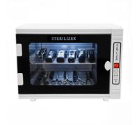 MEHOOSPVN Stérilisateur UV de 12 l, armoire de désinfection UV avec réglage de la minuterie et écran LED, 2 couches de nettoyant pour ongles, pour la maison, le salon de coiffure, le spa, la manucure