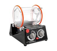 MEHOOSPVN Tambour de polissage pour bijoux 3 kg - Polisseuse de surface rotative 60 W - Temps réglable et 5 vitesses de rotation - Pour travaux de bricolage