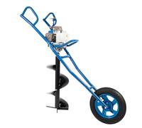 MEHOOSPVN Tarière à essence, 63 cm³, à gaz, 2 temps, à gaz, pour clôture, pot, foreuse de sol, à essence, 2,2 kW, pour tarière