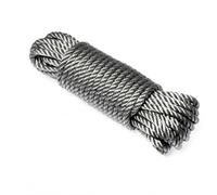 Mehr Garten Corde élastique Ø 8 mm, 22 m, Grise | Résistante aux intempéries et à la déchirure, idéale pour bâches et fixations extérieures