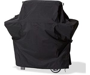 Mehr Garten Housse Barbecue trapézoïdale 117x55x117 cm, Oxford 600D | imperméable, anti-UV, résistant à la déchirure avec cordon de serrage