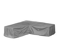 Mehr Garten Housse de Protection pour canapé d'angle de Jardin | 255 x 255 x 80 cm | Polyester tissé Oxford 600D, Couleur : Gris