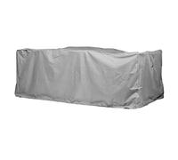 Mehr Garten Housse de Protection pour Salon de Jardin, Table rectangulaire | 320 x 220 x 94 cm | Polyester tissé Oxford 600D, Couleur : Gris