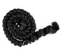 Mehron make-up Crepe Hair Tresse de 30 cm - Black