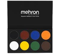 Mehron Paradise Makeup AQ - Palette de 8 couleurs (Basic) | Palette de peintures corporelles et visage magnétiques rechargeables | Maquillage professionnel pour costumes, SFX, Halloween et cosplay