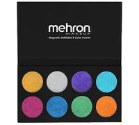 Mehron Paradise Makeup AQ - Palette de 8 couleurs (Metallic) | Palette de peintures corporelles et visage magnétiques rechargeables | Maquillage professionnel pour costumes, SFX, Halloween et cosplay