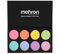 Mehron Paradise Makeup AQ Palette magnétique 8 couleurs, Pastel | Palette rechargeable de peinture visage et corps. Maquillage professionnel pour costumes, SFX, Halloween et cosplay