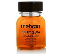 Mehron Spirit Gum Colle cosmétique pour visage et corps, 30 ml | Forte adhérence pour perruques et prothèses. Pour effets spéciaux, cosplay, Halloween et maquillage de scène