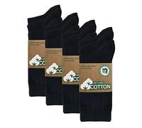 mehrstrumpf Lot de 6/12 paires de chaussettes pour homme et femme 100 % bio avec ceinture confortable sans couture (modèle : Biolivia), 39-42
