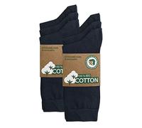 mehrstrumpf Lot de 6/12 paires de chaussettes pour homme et femme 100 % bio avec ceinture confortable sans couture (modèle : Biolivia), 43-46