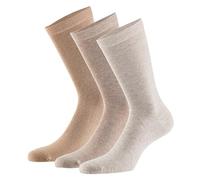 mehrstrumpf Lot de 6/12 paires de chaussettes pour hommes et femmes 100% agriculture biologique avec bord confortable sans couture (modèle : Biolivia), 39-42