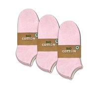 mehrstrumpf Lot de 8/12 paires de chaussettes de sport pour enfants 100% biologiques pour garçons et filles sans couture (Modèle: Biolivia), 35-38