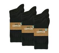 mehrstrumpf Lot de 8/12 paires de chaussettes pour enfant 100 % bio en coton pour garçons et filles sans couture (modèle : Biolivia), 27-30