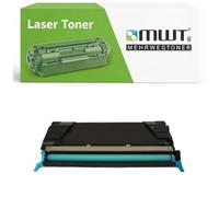 Mehrwegtoner Cartouche de toner compatible avec Lexmark CS736dn, remplace 0C736H1CG, bleu, cyan, avec 15 % de puissance en plus