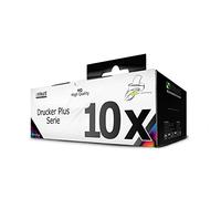 Mehrwegtoner Lot de 10 cartouches compatibles avec HP 6230, 6235, 6239, 6812, 6815, 6820, 6822, 6825, 6830, 6835, remplace 934XL 935XL CMYK avec 15 % de puissance en plus