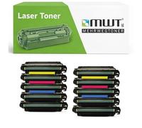 Mehrwegtoner Lot de 10 toners compatibles avec HP Color LaserJet Enterprise M651 remplace CF330X-33A 654A 654X avec 15 % de puissance en plus