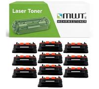 Mehrwegtoner Lot de 10 toners compatibles avec HP LaserJet Enterprise 600 M601 M602 M603, remplace CE390A 90A avec 15 % de puissance en plus