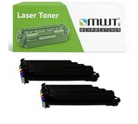Mehrwegtoner Lot de 10 toners compatibles avec Konica Minolta Bizhub C203 C253, équivalent de TN213, noir, cyan, magenta, jaune, avec 15 % de puissance en plus