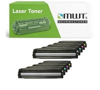 Mehrwegtoner Lot de 10 toners compatibles avec Samsung CLP415, équivalent du modèle CLT-504S, noir, cyan, magenta, jaune, avec 15 % de puissance en plus
