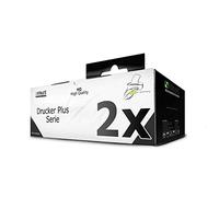 Mehrwegtoner Lot de 2 cartouches d'encre compatibles avec Philips IPF145, IPF175, IPF176, IPF181, remplace PFA421 BK PFA-421, noir, avec 15 % de puissance en plus