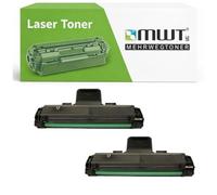 Mehrwegtoner Lot de 2 toners compatibles avec Samsung SCX4725, équivalent de SCX-D4725A, noir, avec 15 % de puissance en plus