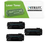 Mehrwegtoner Lot de 3 toners compatibles avec HP LaserJet P2011 P2012 P2013 P2014 P2015 n remplace Q7553A 53A avec 15 % de puissance en plus