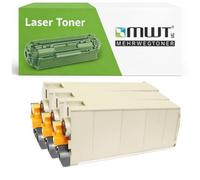 Mehrwegtoner Lot de 3 toners compatibles avec Oki MC760, MC770, MC780, remplace 45396304, noir, avec 15 % de puissance en plus