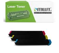 Mehrwegtoner Lot de 3 toners compatibles avec Sharp MX2010, MX2310, MX2614, MX3111, MX3114, remplace MX-23 GT MX23GT Color avec 15 % de puissance en plus