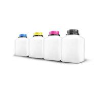 Mehrwegtoner Lot de 4 cartouches de toner et puces compatibles avec Ricoh Aficio SPC220 SPC221 SPC222 SPC240 - Rempli TYPESPC220E CT220