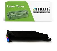 Mehrwegtoner Lot de 4 toners compatibles avec Konica Minolta Bizhub C203 C253, équivalent de TN213, noir, cyan, magenta, jaune, avec 15 % de puissance en plus