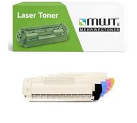 Mehrwegtoner Lot de 4 toners compatibles avec Oki C610 - Remplace les cartouches d'encre avec 15 % de puissance en plus