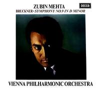 Anton Bruckner / Zubin Mehta – Symphonie n°9 – Vinyle LP 180 g (2016) – Carte de téléchargement